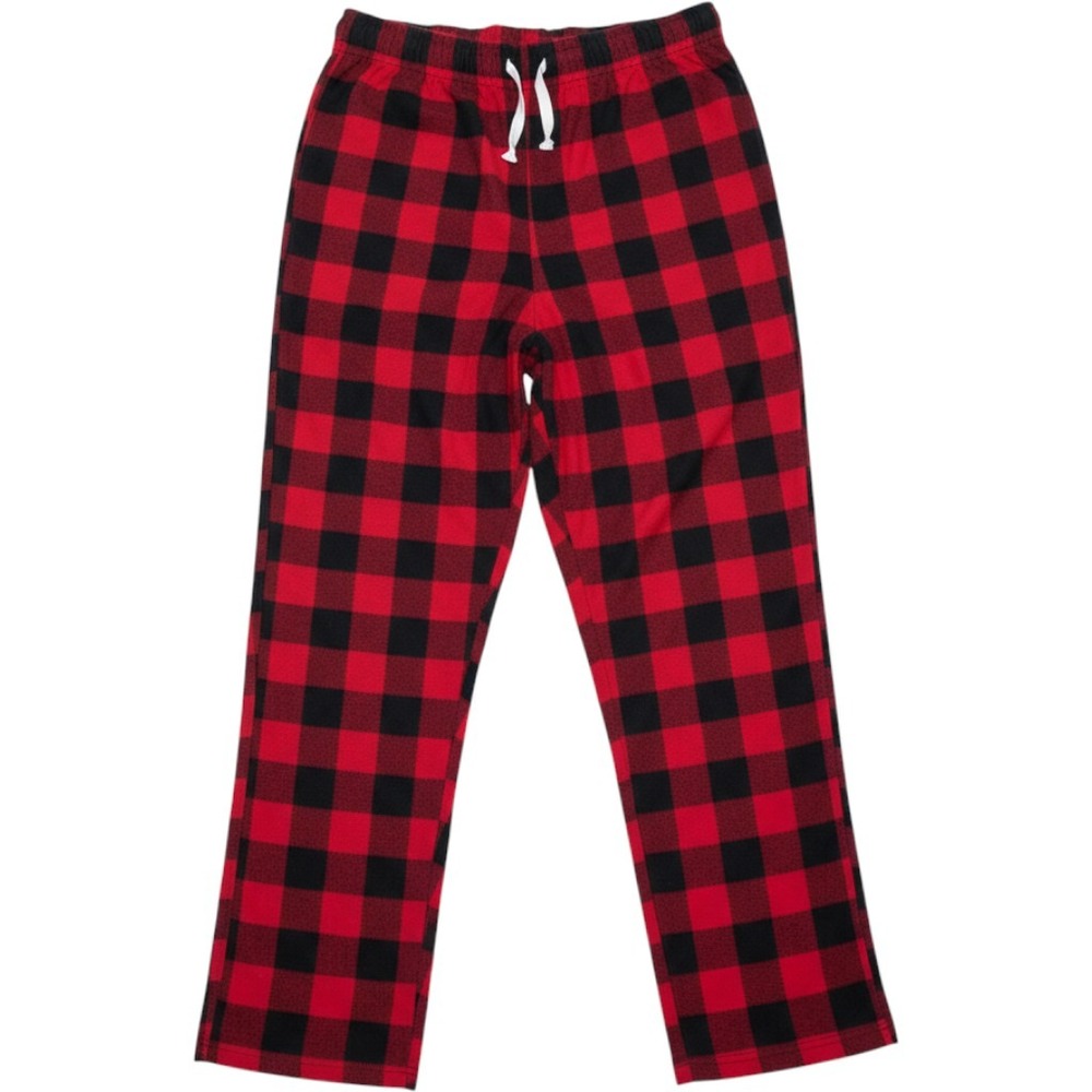 Calvin Klein Sleepwear Mens Red Black Buffalo Plaid Pajama Pants Size Large
